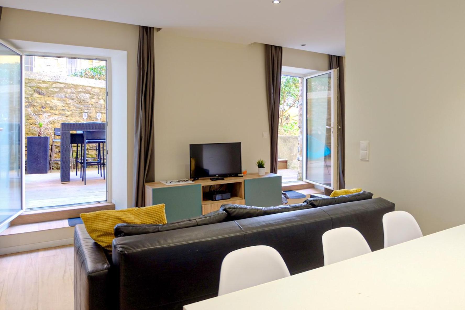 Magnifique Appartement Avec Terrasse, Parking Et Vue Sur L'Ocean Pour 5 Биариц Екстериор снимка
